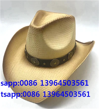 Barret de palla Western homes Dones Gorra d'estiu