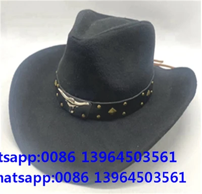 Barret Fedora negre vintage per a home