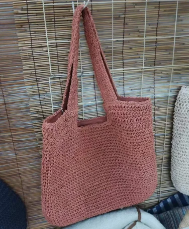 Bossa d'espatlla casual de dona rosa lleugera