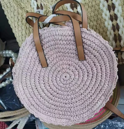 Bossa d'espatlla petita rodona rosa
