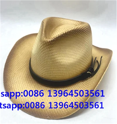 Barret Fedora de paper normal de pintura en aerosol marró