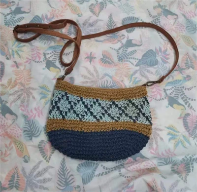 Bossa dona crossbody de paper de ganxet