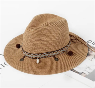 Gorra de sol de dona de paper plegable clàssic