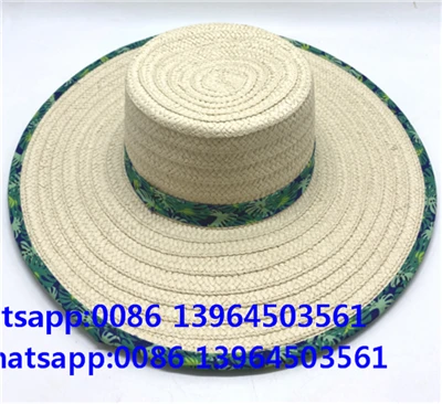 Gorra teixida duradora amb fibres naturals