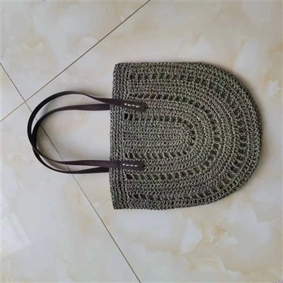 Bossa de moda gran teixida a mà